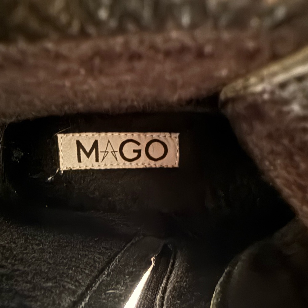 MAGO Dark Green Ankle Boots | Size 38 | US 7.5 - Picture 6 of 6